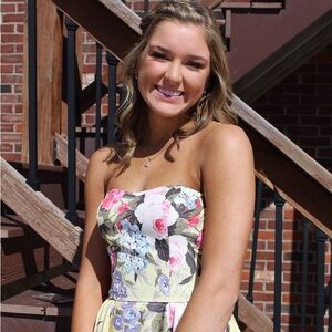 Sherri Hill Strapless Gown